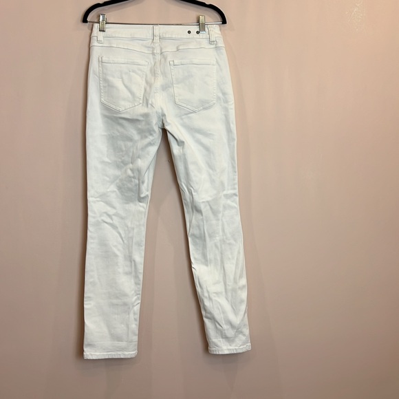 Cabi White Jeans High Slim Size 6 - Picture 4 of 5